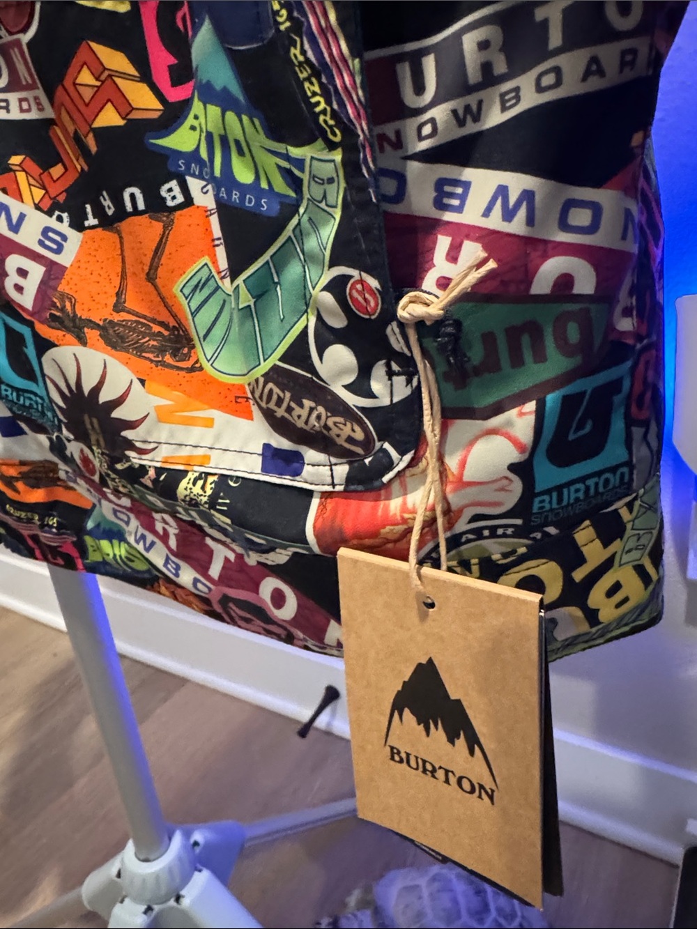 Burton Multicolor Sticker-Print Snowboard Jacket - Picture 4 of 5